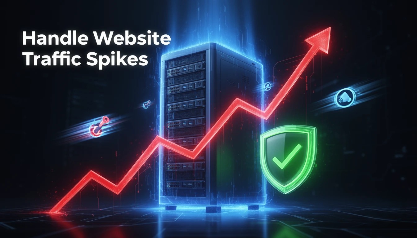 how to handle traffic spikes on your website guide