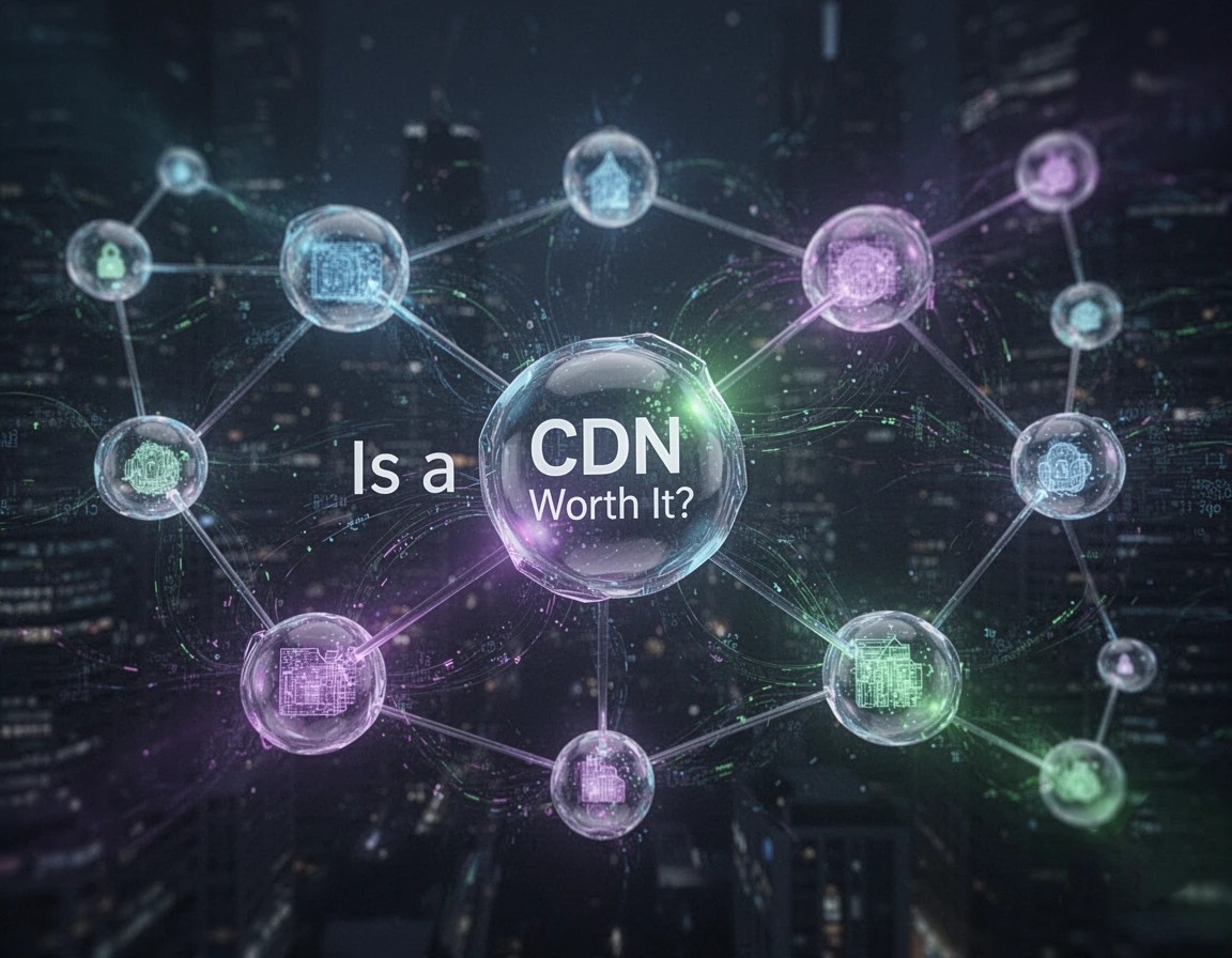 Is a CDN worth it – website speed optimization concept