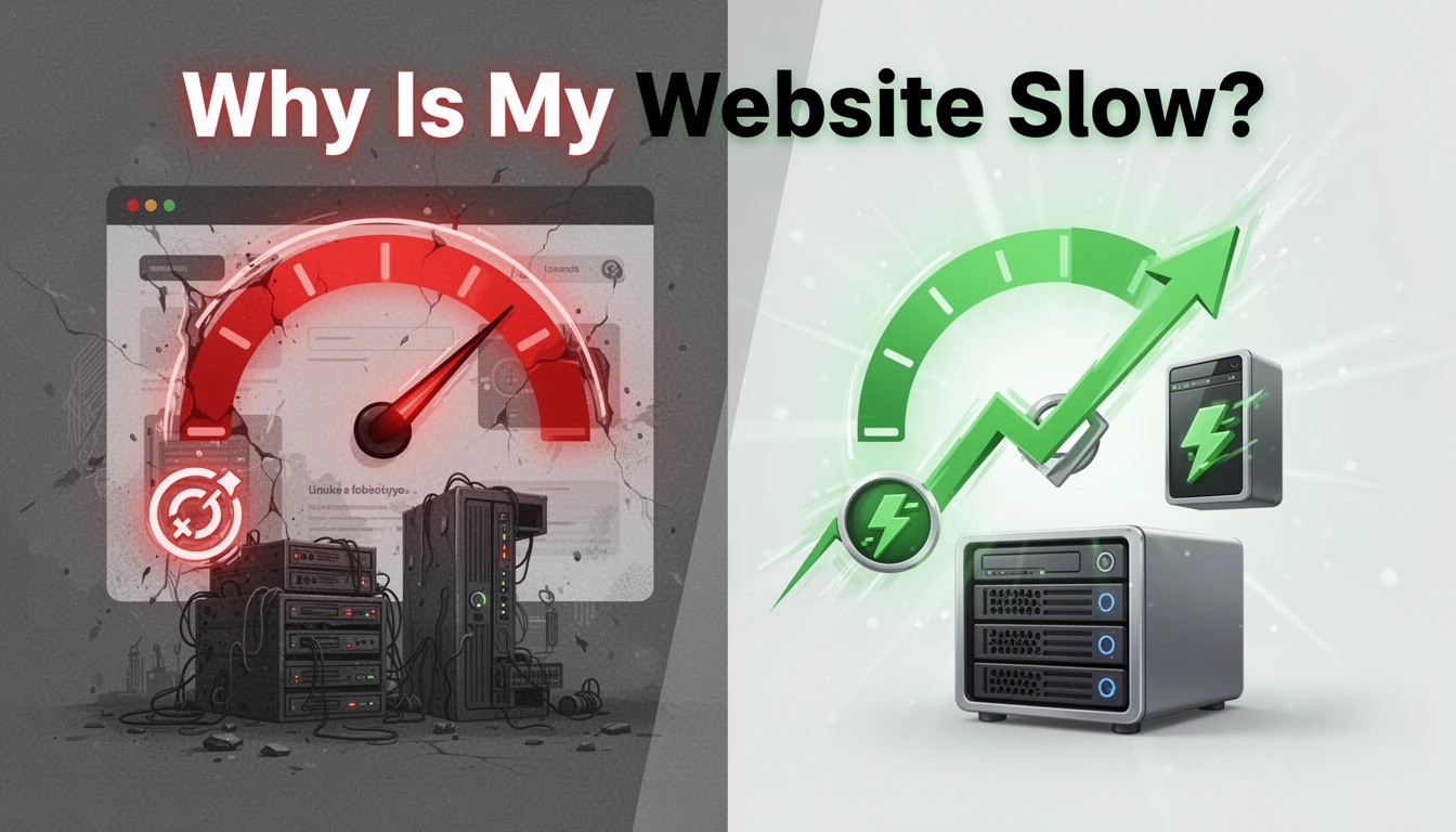 why is my website slow hosting speed fix guide