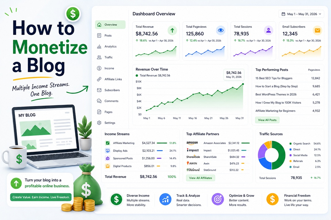 how to monetize a blog guide