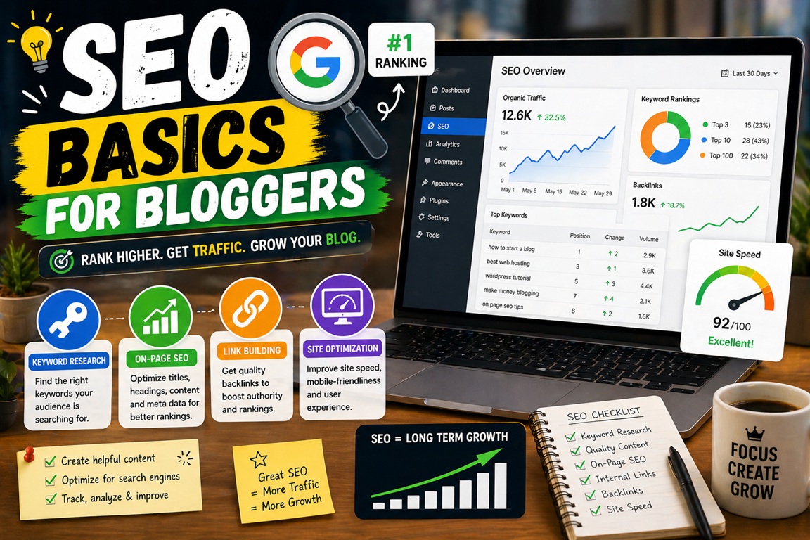 SEO basics for bloggers beginner guide